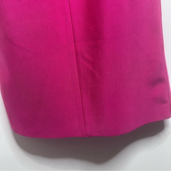 House of CB Hot Pink One Shoulder Bandage Dress Size Large - Picture 14 of 16